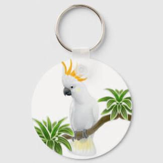 Citron Cockatoo Keychain