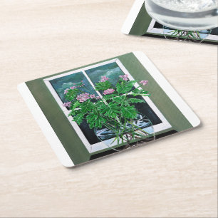 Citronella Dreams Painting by Alfred Fox Square Paper Coaster