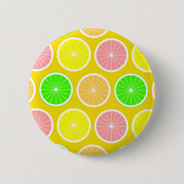 Citrus 6 Cm Round Badge (Front)