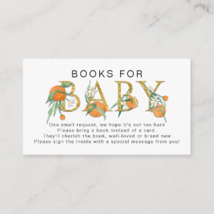 Citrus A Little Cutie Watercolor Oranges Shower E Enclosure Card