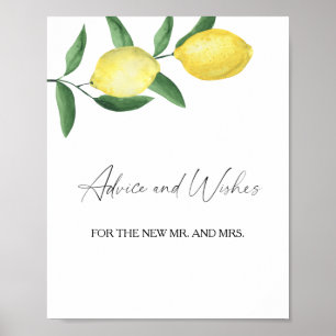 Citrus - Advice and Wishes for Newlyweds Poster