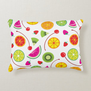Citrus and Berries Decorative Cushion