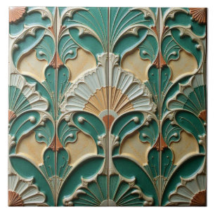 Citrus and Clover Fanfare Ceramic Tile