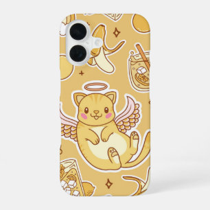 Citrus Angel Kitty Sweet Lemon iPhone 16 Case