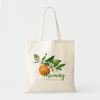 Citrus Baby Shower Mum Gift Personalised Tote Bag