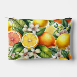 Citrus Bloom Accessory Pouch