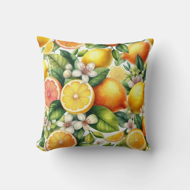  Citrus Bloom Cushion (Front)