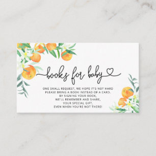 Citrus books for baby ticket enclosure card