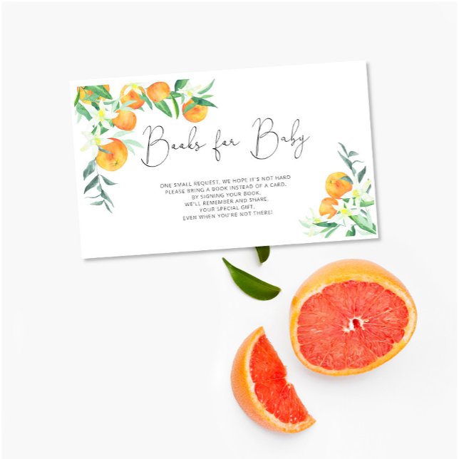 Citrus books for baby ticket enclosure card (Creator Uploaded)