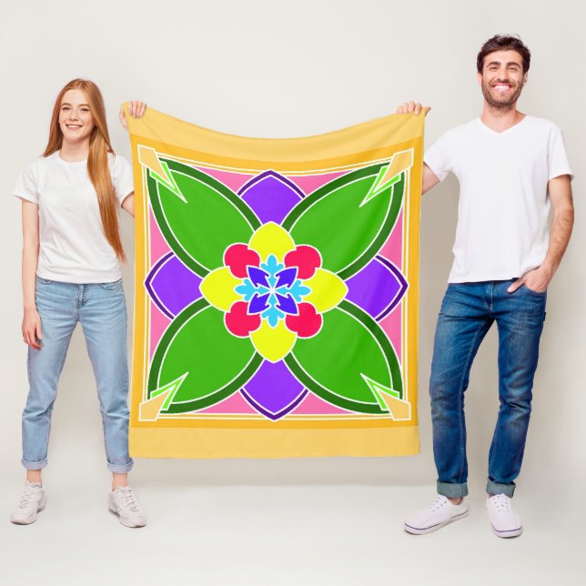 Citrus Breakfast Fleece Blanket (In Situ)