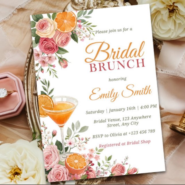 Citrus Bridal Brunch Invitation Template, Citrus  (Creator Uploaded)