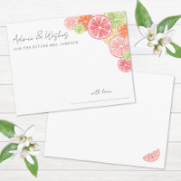 Citrus Bridal Shower Advice