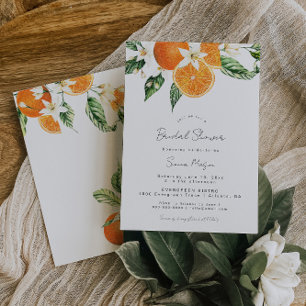 Citrus Bridal Shower Invitation