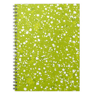 Citrus Burst Marble Notebook