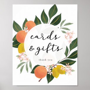 Citrus Cards and Gifts sign