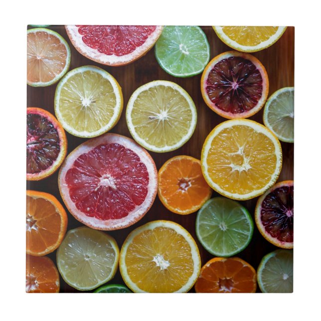 citrus ceramic tile (Front)