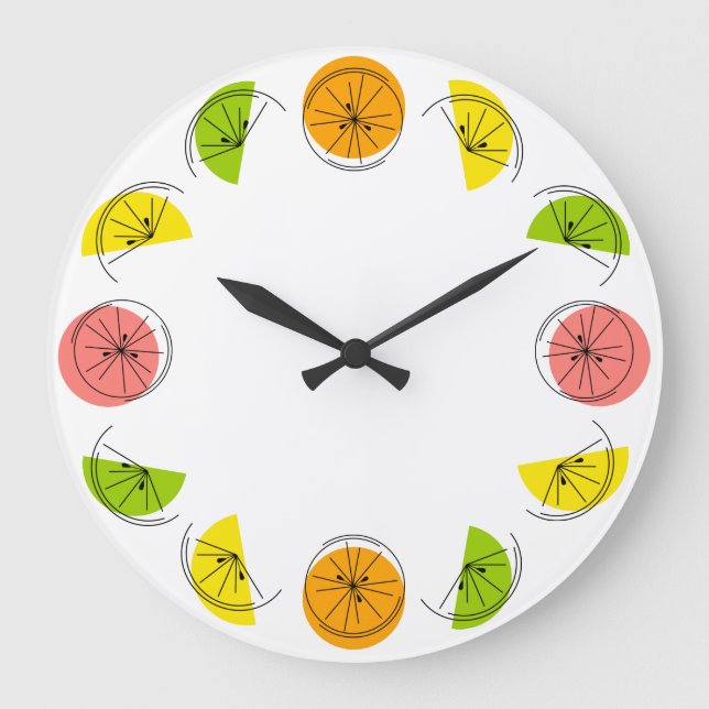 Citrus clock round (Front)