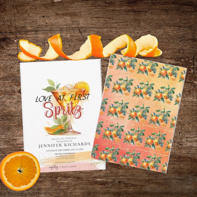 Citrus | Cocktail Bridal Shower Invitation (Creator Uploaded)