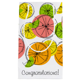 Citrus Congratulations! gift bag small