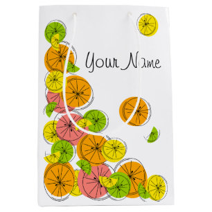 Citrus Corner Name gift bag medium