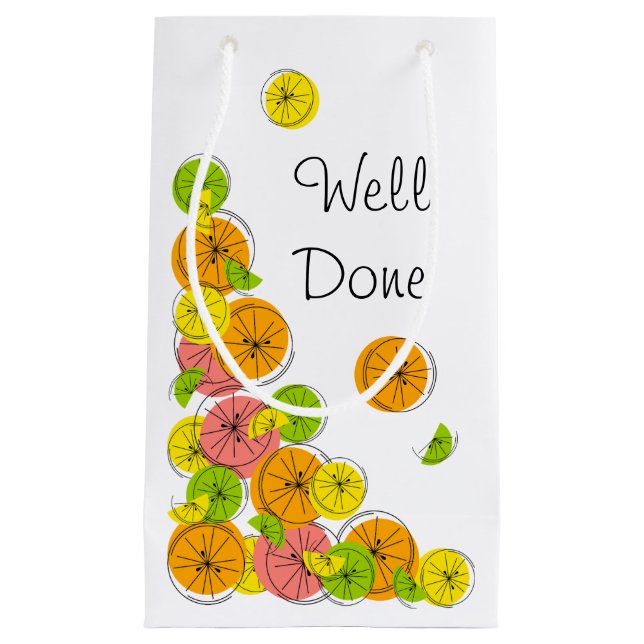 Citrus Corner Well Done gift bag small (Front)