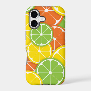 Citrus crush juicy round lemon lime orange slices