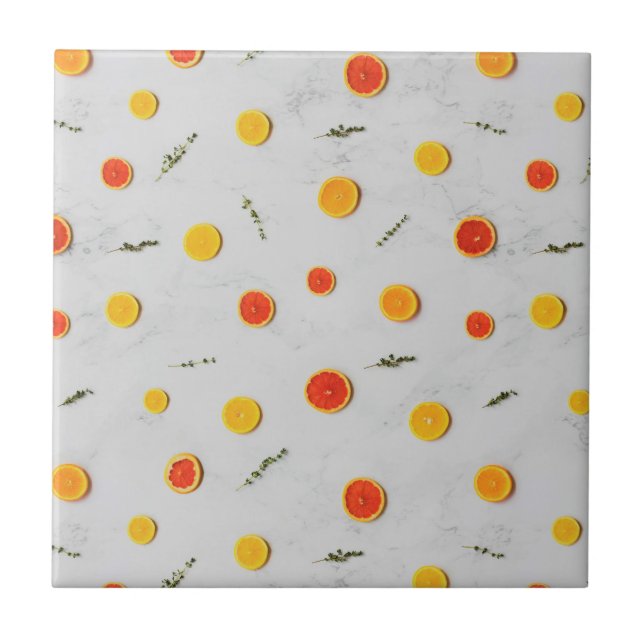 Citrus Decorative Tile (Front)