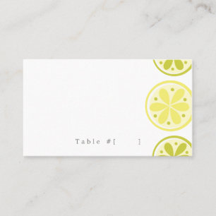 Citrus Escort Card