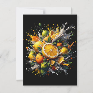 Citrus Explosion Postcard