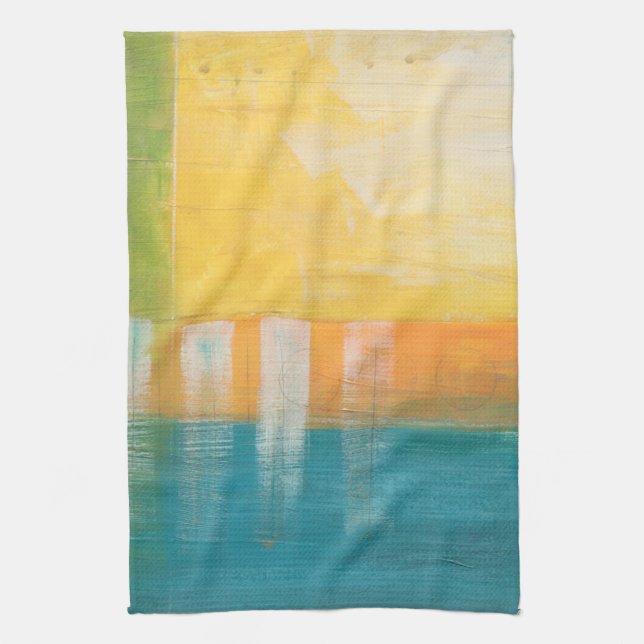 Citrus Fields I Tea Towel (Vertical)