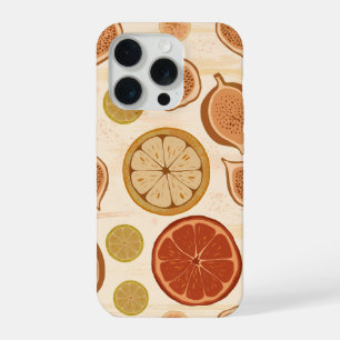 Citrus & Fig Mediterranean Kitchen Botanical iPhone 15 Pro Case