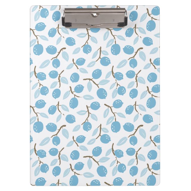 Citrus Focus Blue Clipboard (Front)