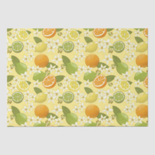 Citrus Fruit and Blossom Tissue Paper 