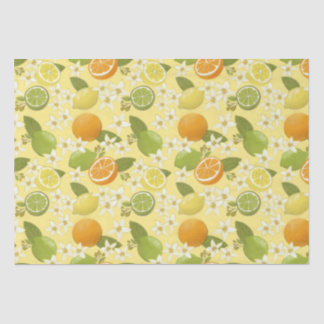 Citrus Fruit and Blossom Tissue Paper