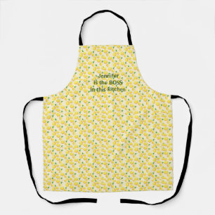 Citrus fruit, lemons, fresh and bright apron