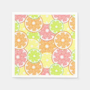 Citrus Fruit Paper Napkin