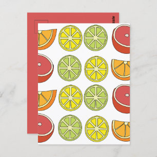 Citrus Fruit  Postcard
