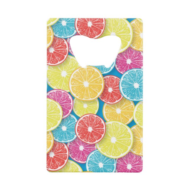 Citrus fruit slices pop art (Front)