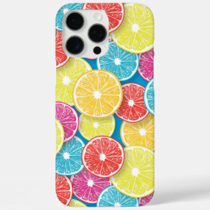 Citrus fruit slices pop art iPhone 16 pro max case