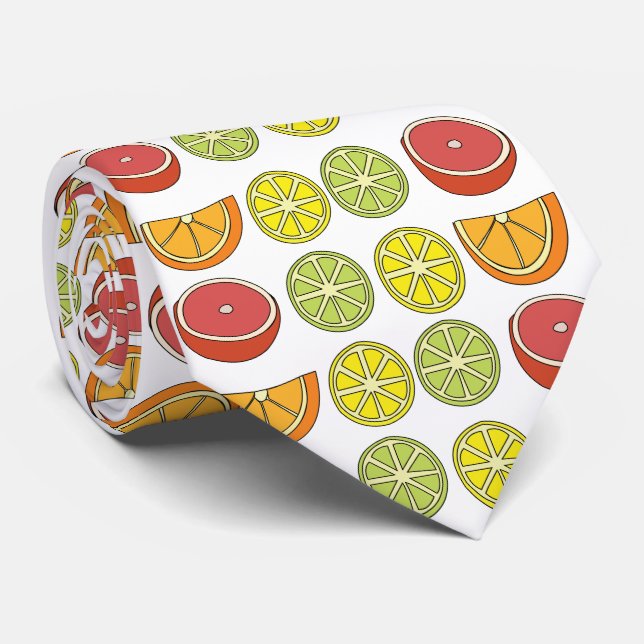 Citrus Fruit  Tie (Rolled)