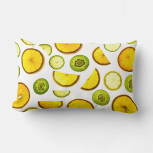 Citrus Fruits Lumbar Pillow