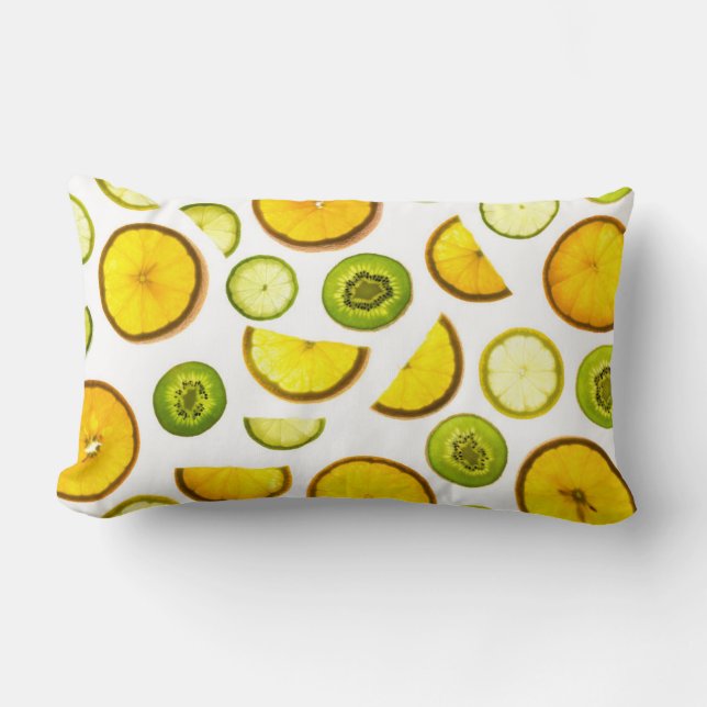 Citrus Fruits Lumbar Pillow (Front)