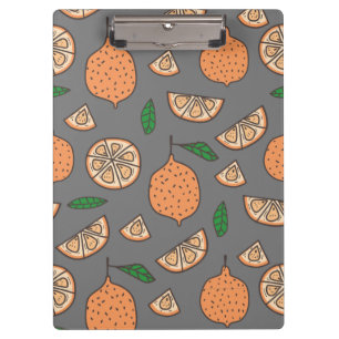 Citrus Fruits Notebook Clipboard