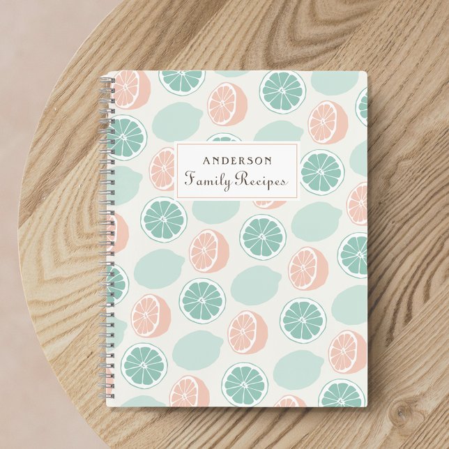 Citrus Fruits Personalised Family Recipe Book (Creator Uploaded)