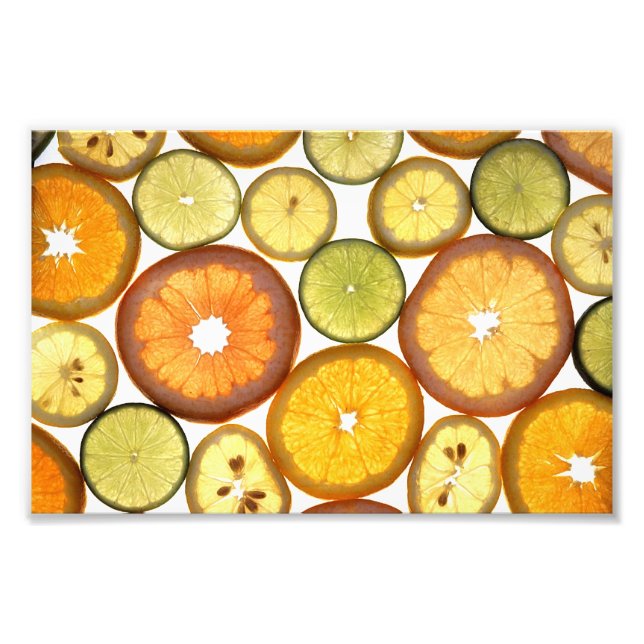 Citrus Fruits Photo Print (Front)