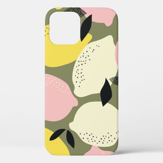 Citrus Fruits Seamless Pattern Case-Mate iPhone Case (Back)