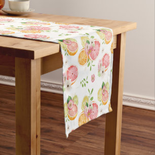 Citrus Fruits Short Table Runner