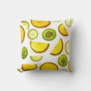 Citrus Fruits Throw Pillow