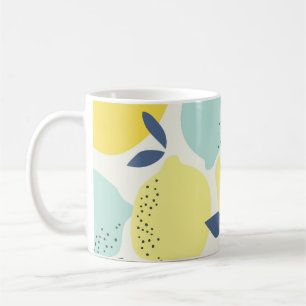 Citrus fruits, vibrant seamless pattern. coffee mug