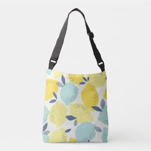 Citrus fruits, vibrant seamless pattern. crossbody bag